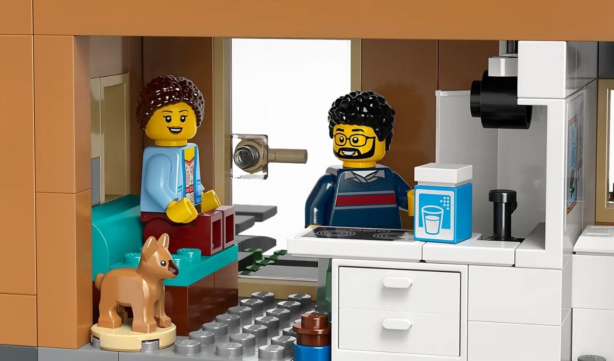LEGO City Domek rodzinny i samochód elektryczny 60398 dziecko kreatywność zabawa nauka rozwój klocki figurki minifigurki jakość tradycja konstrukcja nauka wyobraźnia role jakość bezpieczeństwo wyobraźnia budowanie pasja hobby funkcje instrukcja aplikacja LEGO Builder