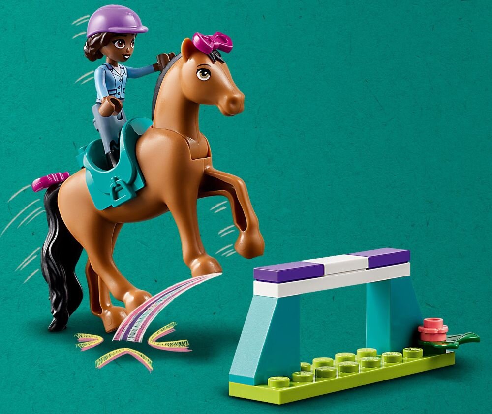 LEGO Friends Szkolenie koni 41746 klocki elementy zabawa łączenie figurki akcesoria figurka zestaw