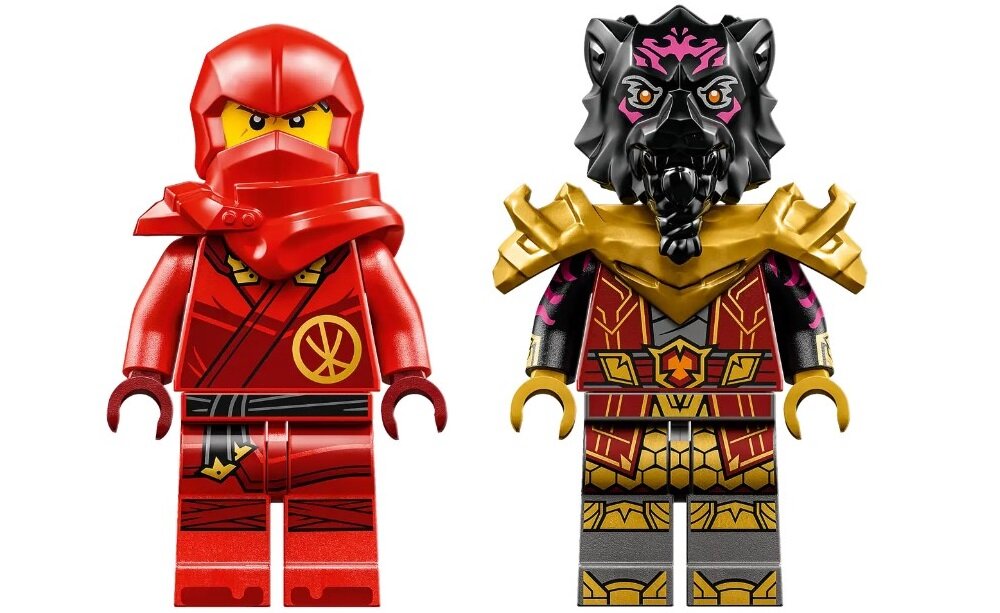 LEGO NINJAGO Bitwa samochodowo-motocyklowa między Kaiem a Rasem 71789 dziecko kreatywność zabawa nauka rozwój klocki figurki minifigurki jakość tradycja konstrukcja nauka wyobraźnia role jakość bezpieczeństwo wyobraźnia budowanie pasja hobby funkcje instrukcja aplikacja LEGO Builder