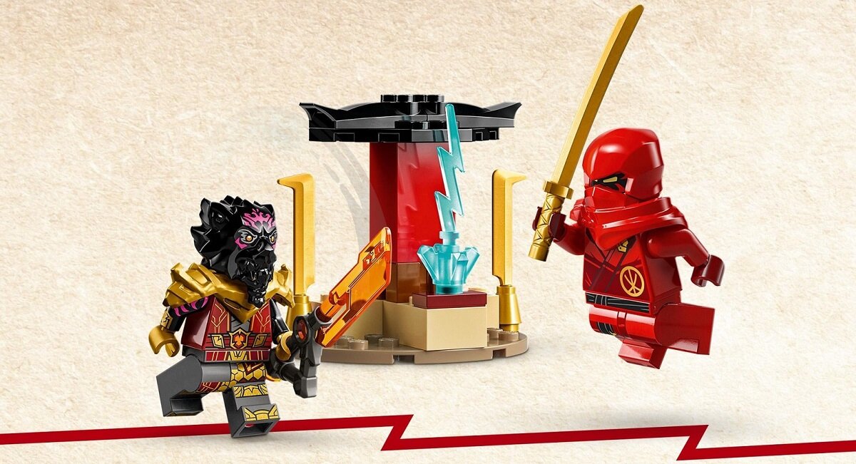 LEGO NINJAGO Bitwa samochodowo-motocyklowa między Kaiem a Rasem 71789 dziecko kreatywność zabawa nauka rozwój klocki figurki minifigurki jakość tradycja konstrukcja nauka wyobraźnia role jakość bezpieczeństwo wyobraźnia budowanie pasja hobby funkcje instrukcja aplikacja LEGO Builder