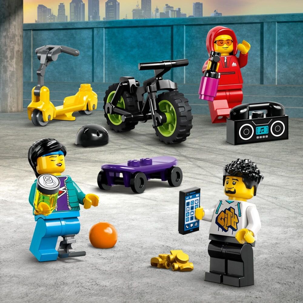 LEGO City Uliczny skatepark 60364 klocki elementy zabawa łączenie figurki akcesoria figurka zestaw