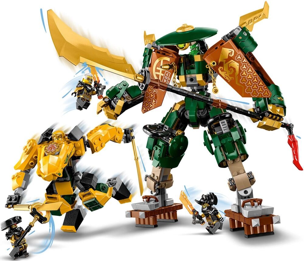 LEGO 71794 NINJAGO Drużyna mechów ninja Lloyda i Arina - niskie ceny i ...