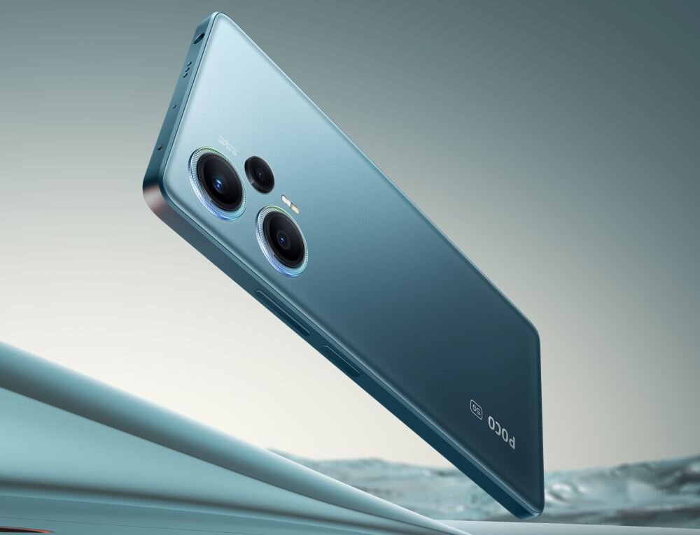 Smartfon XIAOMI Poco F5 ekran bateria aparat procesor ram pamięć pojemność rozdzielczość zdjęcia filmy opis dane cechy blokady system łączność wifi bluetooth obudowa szkło odporność porty muzyka transfer sieć przekątna matryca waga czujniki oled amoled ips