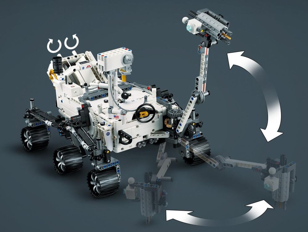 LEGO Technic NASA Mars Rover Perseverance 42158 klocki elementy zabawa łączenie figurki akcesoria figurka zestaw