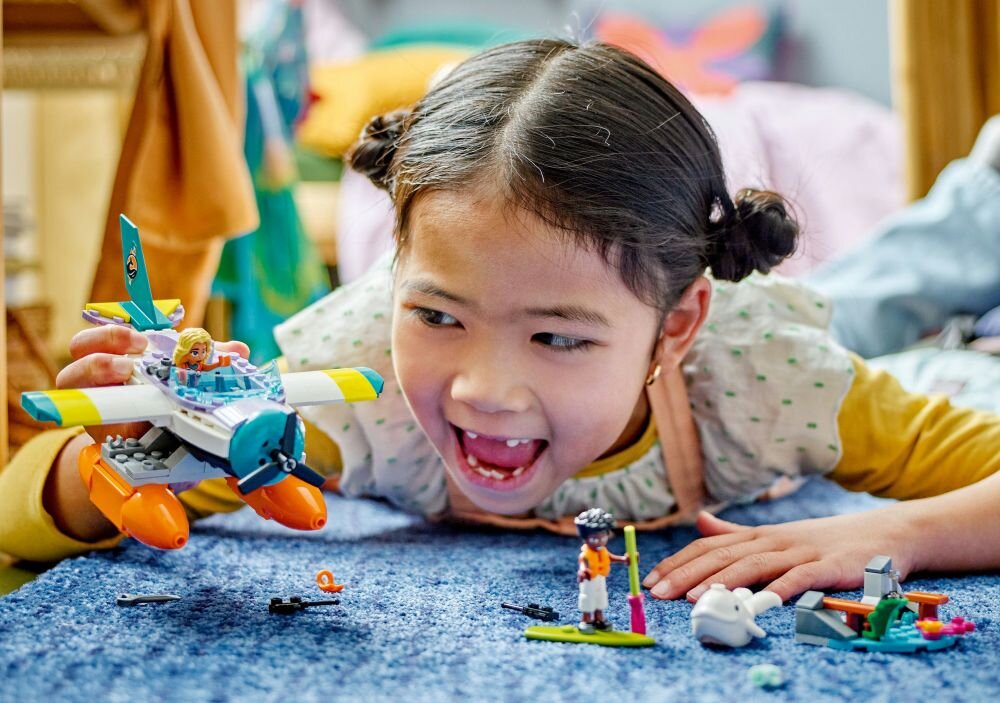 LEGO Friends Hydroplan ratowniczy 41752 klocki elementy zabawa łączenie figurki akcesoria figurka zestaw