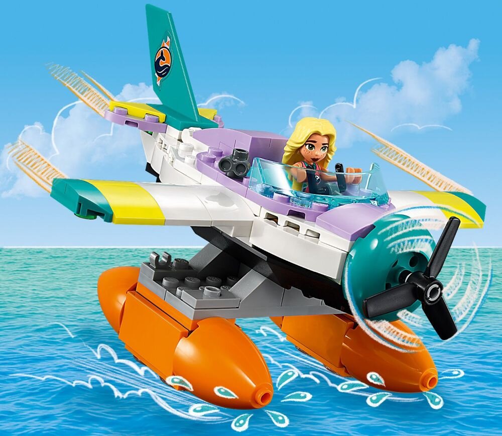 LEGO Friends Hydroplan ratowniczy 41752 klocki elementy zabawa łączenie figurki akcesoria figurka zestaw