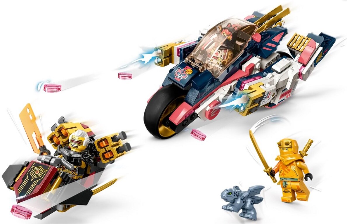 LEGO NINJAGO Mech Sory zmieniający się w motocykl wyścigowy 71792 dziecko kreatywność zabawa nauka rozwój klocki figurki minifigurki jakość tradycja konstrukcja nauka wyobraźnia role jakość bezpieczeństwo wyobraźnia budowanie pasja hobby funkcje instrukcja aplikacja LEGO Builder
