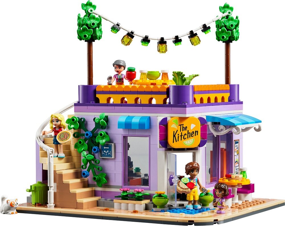 LEGO Friends Jadłodajnia w Heartlake 41747 dziecko kreatywność zabawa nauka rozwój klocki figurki minifigurki jakość tradycja konstrukcja nauka wyobraźnia role jakość bezpieczeństwo wyobraźnia budowanie pasja hobby funkcje instrukcja aplikacja LEGO Builder