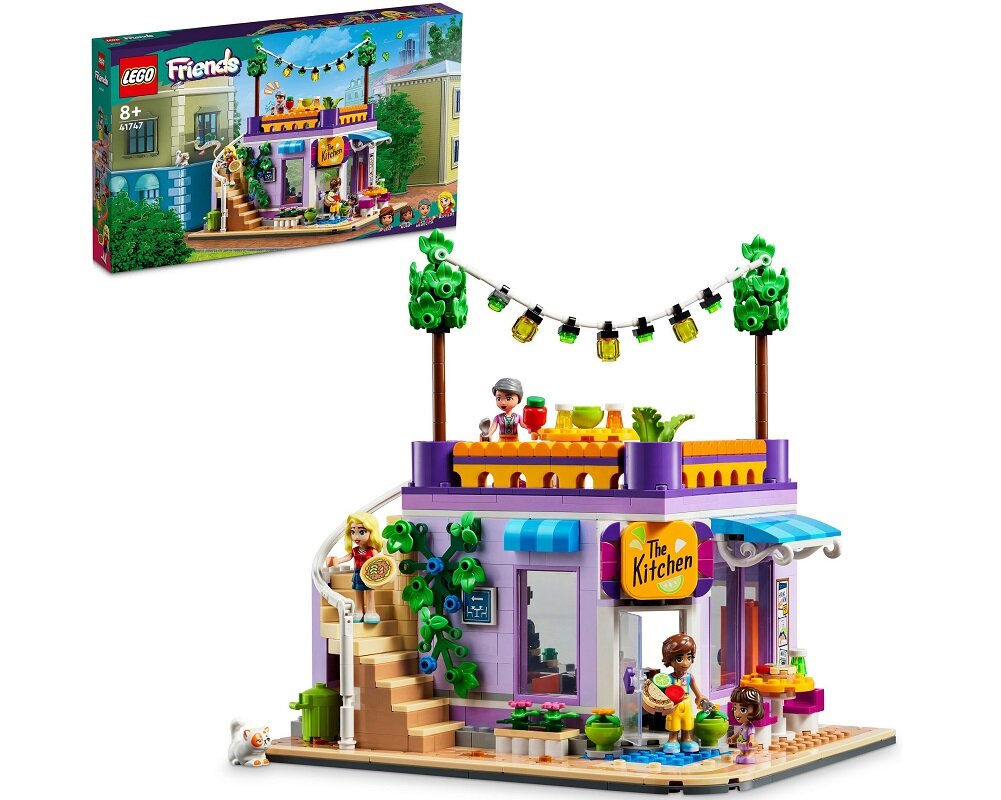 LEGO Friends Jadłodajnia w Heartlake 41747 dziecko kreatywność zabawa nauka rozwój klocki figurki minifigurki jakość tradycja konstrukcja nauka wyobraźnia role jakość bezpieczeństwo wyobraźnia budowanie pasja hobby funkcje instrukcja aplikacja LEGO Builder