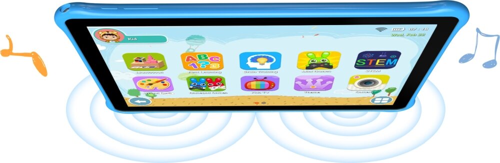 Tablet BLACKVIEW Tab rozdzielczość rdzenie przekątna czujniki aparat głośnik czas pracy procesor transmisja danych waga wifi pamięć złącza zestaw