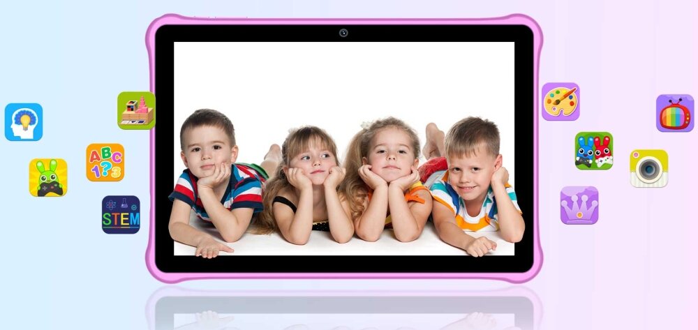 Tablet BLACKVIEW Tab rozdzielczość rdzenie przekątna czujniki aparat głośnik czas pracy procesor transmisja danych waga wifi pamięć złącza zestaw
