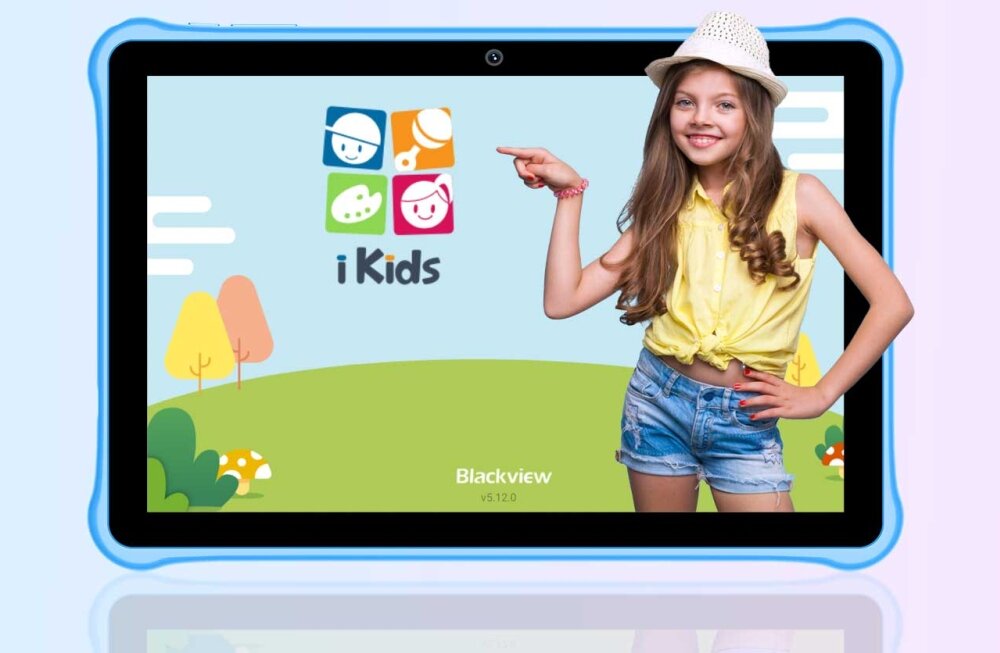 Tablet BLACKVIEW Tab rozdzielczość rdzenie przekątna czujniki aparat głośnik czas pracy procesor transmisja danych waga wifi pamięć złącza zestaw