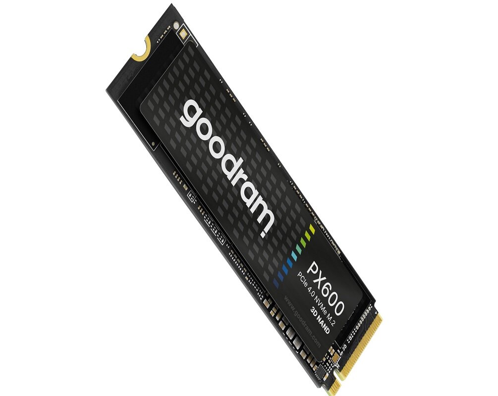 Dysk GOODRAM PX600  Wymiary waga kolor pojemność niezawodność trwałość prędkość odczytu prędkość zapisu