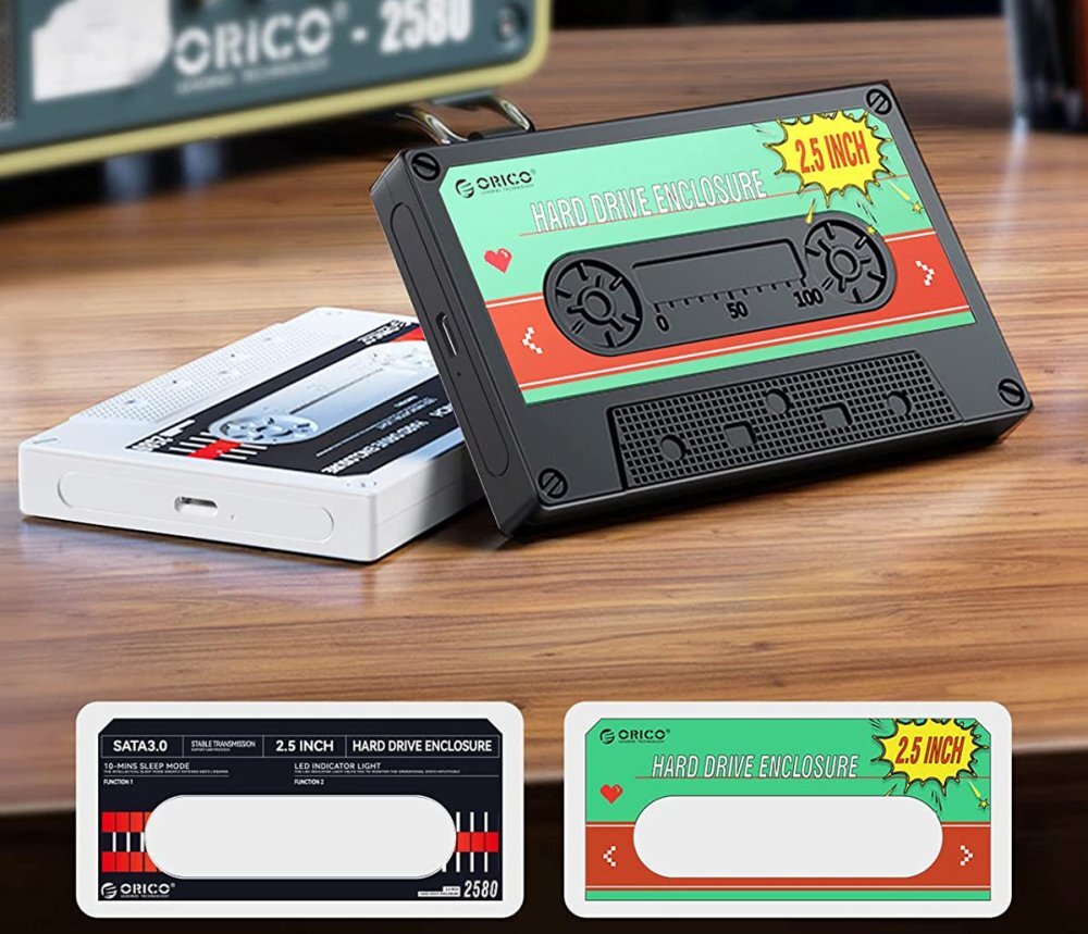 Obudowa dysku ORICO 2580C3-V1-BK-EP plug and play kompatybilność narządy prędkość transfer dane dyski pojemność