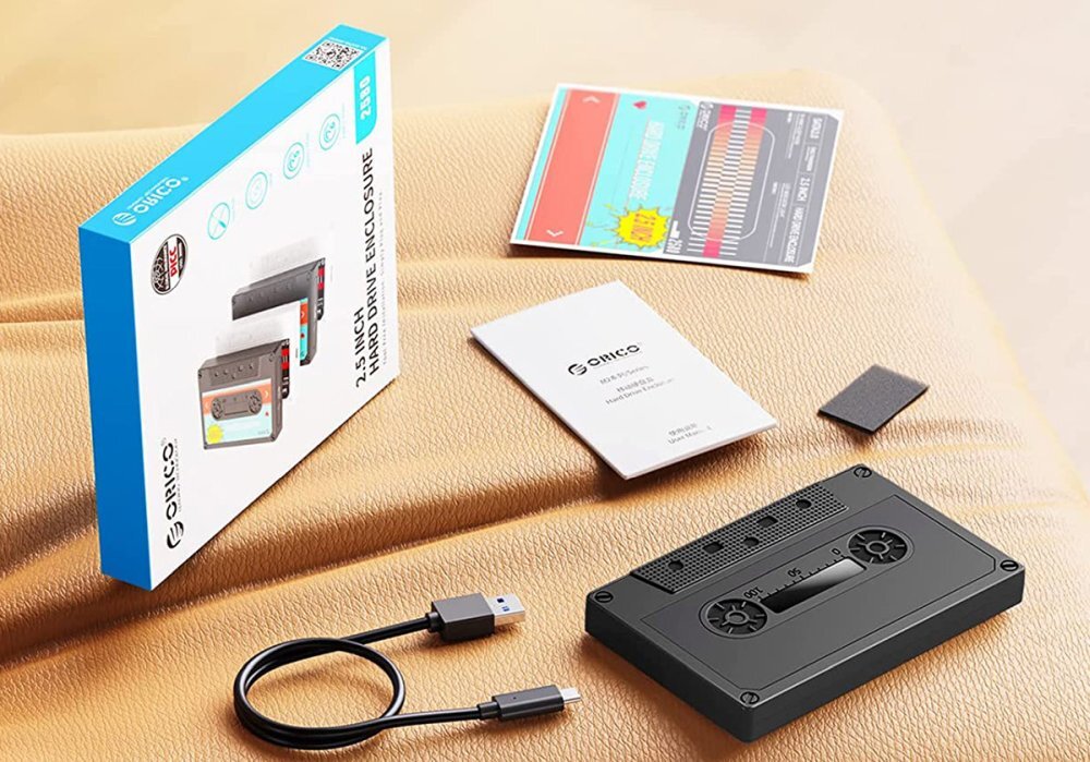 Obudowa dysku ORICO 2580C3-V1-BK-EP plug and play kompatybilność narządy prędkość transfer dane dyski pojemność