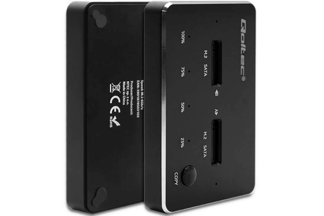 stacja dokująca QOLTEC 50310 wygoda zdjęcia filmy funkcjonalność szybkość prędkość dyski SSD