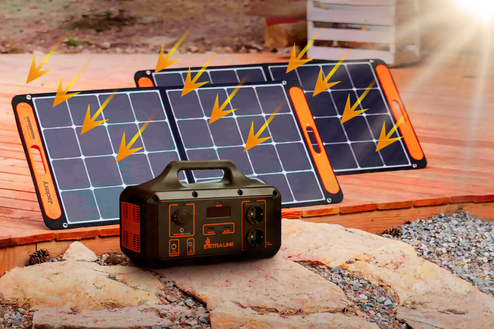 Stacja zasilania EXTRALINK Power Ranger EPS-S500S 510.6 Wh LiFePO4 mozliwosc rozbudowy o panele solarne staly doplyw energii slonecznej technologia MPPT sprzet o kompleksowym dzialaniu wyswietlacz LCD