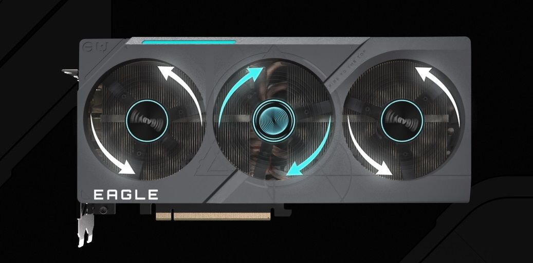 Karta graficzna GIGABYTE GeForce RTX 4070 Ti Eagle OC 2.0 12GB DLSS 3 - Alternate Spinning