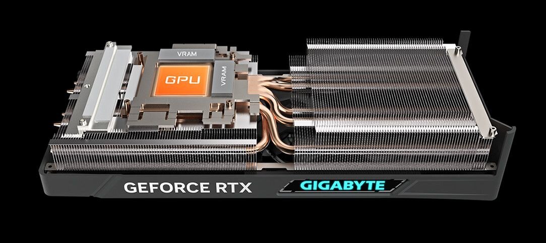 Karta graficzna GIGABYTE GeForce RTX 4070 Ti Eagle OC 2.0 12GB DLSS 3 - Komora parowa