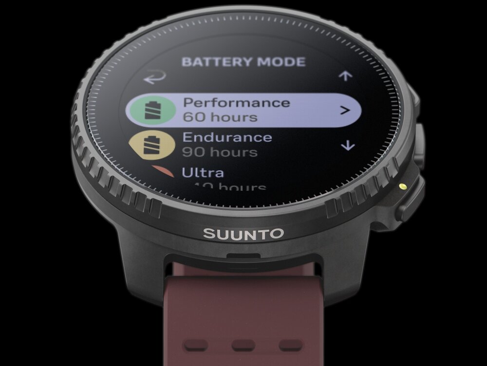 Smartwatch SUUNTO Vertical ekran bateria czujniki zdrowie sport pasek ładowanie pojemność rozdzielczość łączność sterowanie krew puls rozmowy smartfon aplikacja