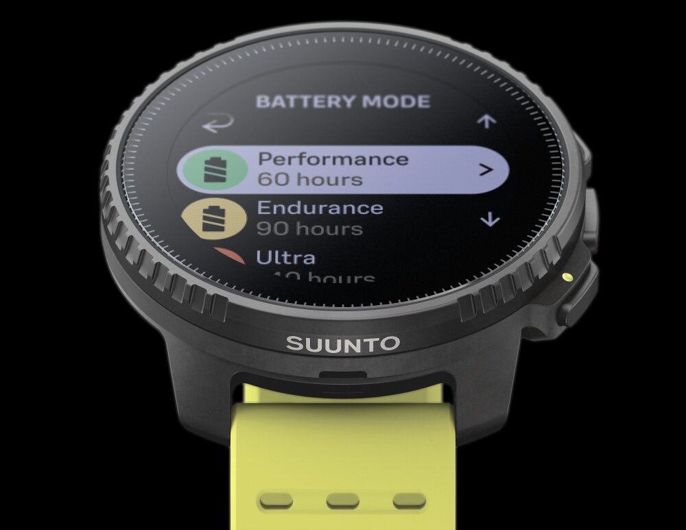 Smartwatch SUUNTO Vertical ekran bateria czujniki zdrowie sport pasek ładowanie pojemność rozdzielczość łączność sterowanie krew puls rozmowy smartfon aplikacja