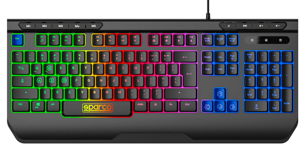 Zestaw SPARCO Kitpro Poleposition 4w1  - klawiatura