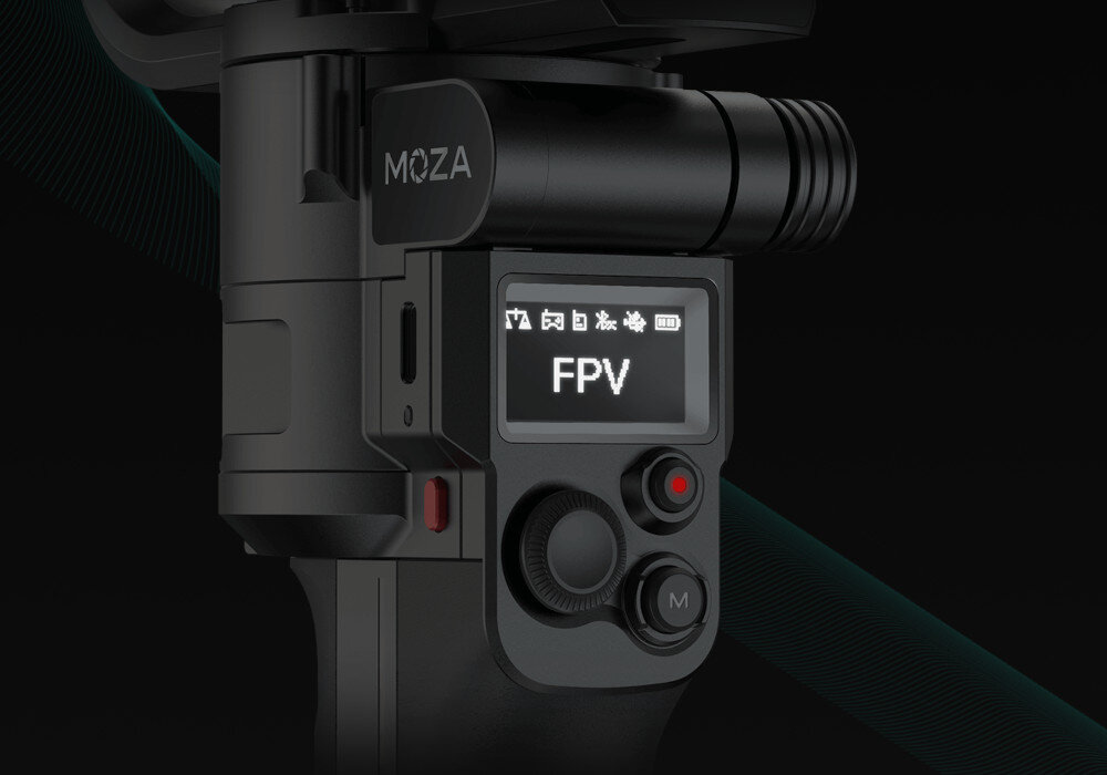 Gimbal ręczny MOZA AirCross 3 Standard + Walizka kontrola przyciski wyświetlacz