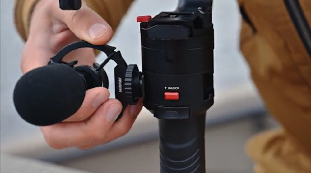 Gimbal ręczny MOZA AirCross 3 Standard + Walizka kompatybilność gwint mocowanie udźwig