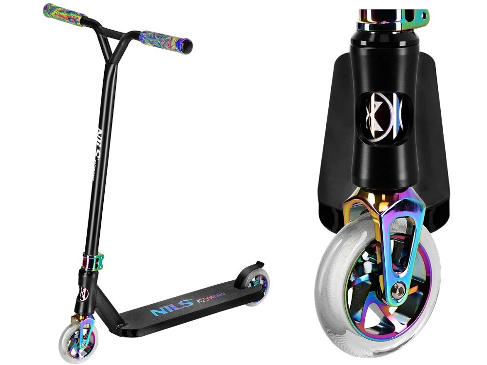 Hulajnoga wyczynowa NILS EXTREME HS024 Pro dla dzieci dla młodzieży dla dorosłych wytrzymała konstrukcja