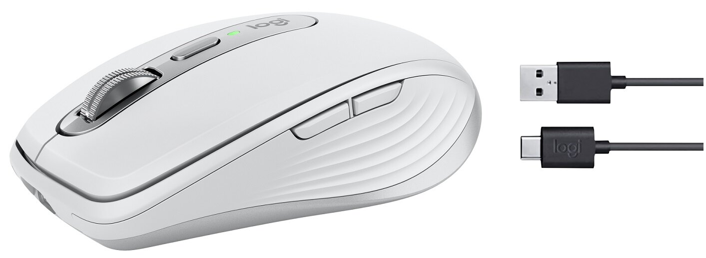 Mysz LOGITECH MX Anywhere 3S PRACA NAWET NA SZKLE CICHA PRACA MAGNETYCZNA ROLKA PRZEWIJANIA OPTYMALIZACJA PRACY