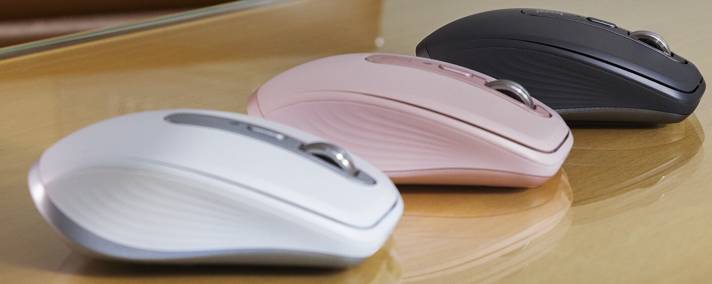 Mysz LOGITECH MX Anywhere 3S PRACA NAWET NA SZKLE CICHA PRACA MAGNETYCZNA ROLKA PRZEWIJANIA OPTYMALIZACJA PRACY
