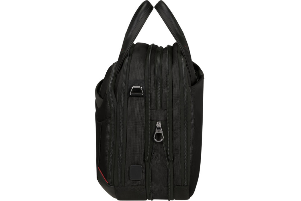 torba na laptopa SAMSONITE PRO DLX 6 kieszenie laptop kompartment USB wodoodporny wytrzymały trwały