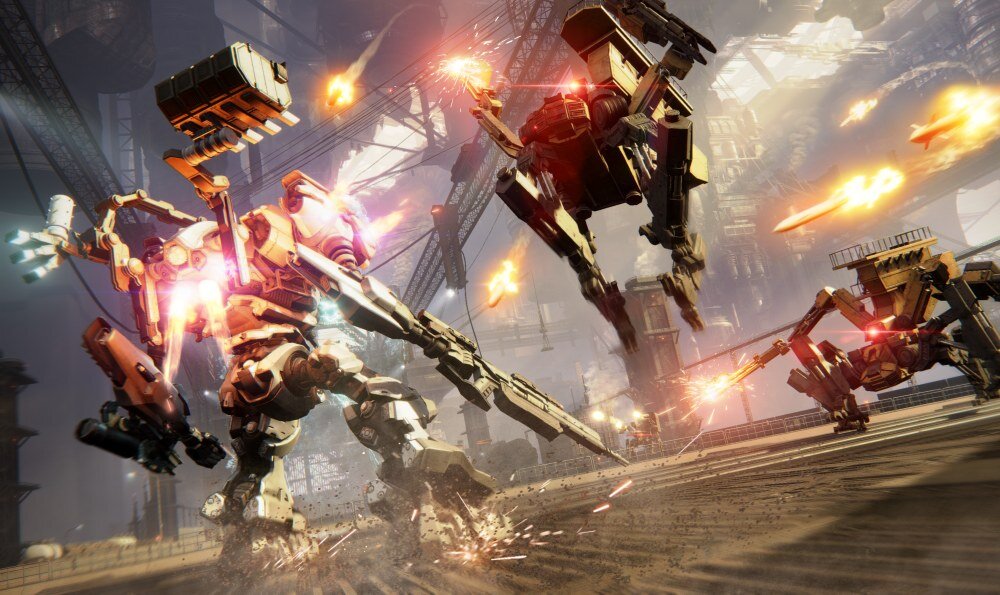 Armored Core VI Fires Of Rubicon gra walka zgliszcza przemieszczanie się przeciwnicy akcja możliwości fabuła gwiazdy korporacje walka