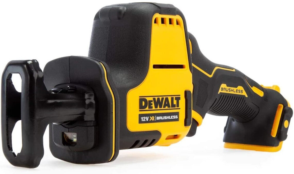 Piła szablasta DEWALT DCS312N-XJ niewielka masa waga 1,38 kg zasilanie poprzez akumulator