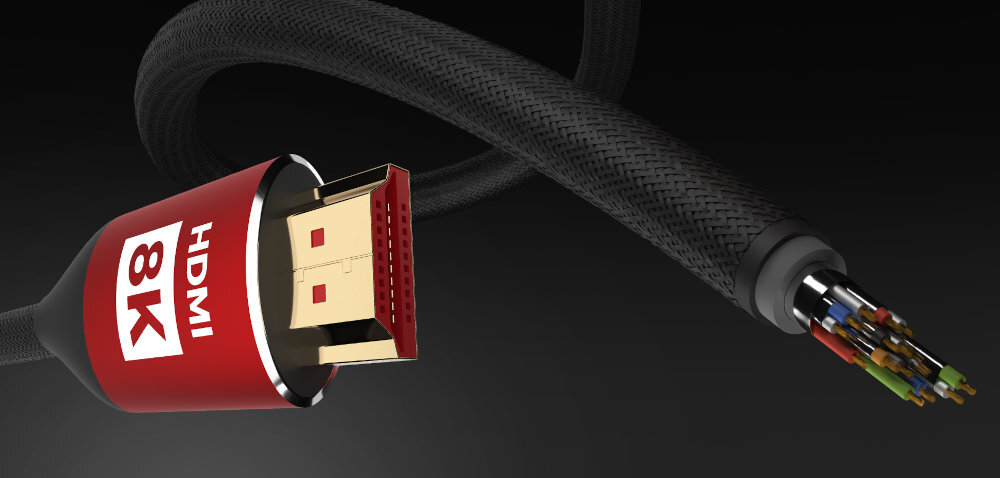 Kabel HDMI - HDMI GENESIS Premium elastycznością odpornością na przetarcia oplotowi Pozłacane wtyki miedziane przewodniki