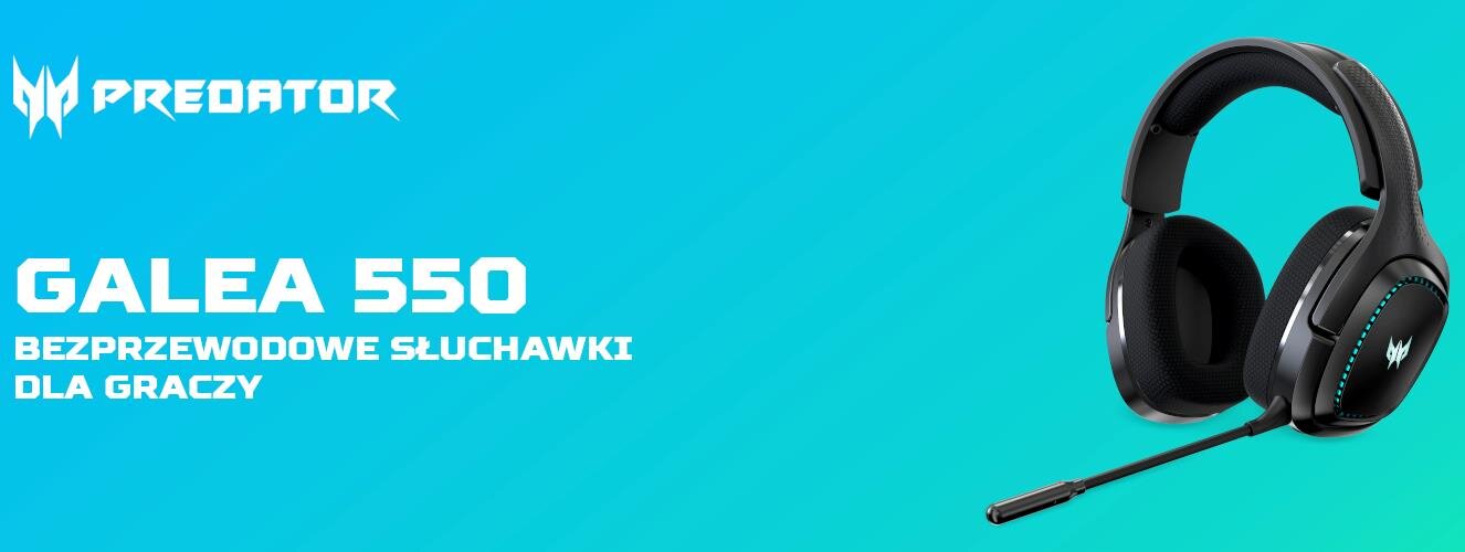 Słuchawki ACER Predator Galea 550 - Słuchawki