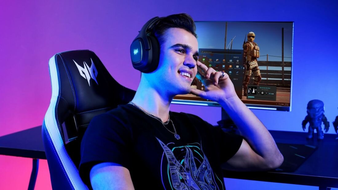 Słuchawki ACER Predator Galea 550 - Wygodne sterowanie