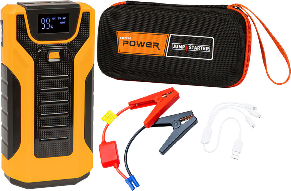 Powerbank BLOW JS-30 30000 mAh zestaw akcesoria opakowanie zawartość