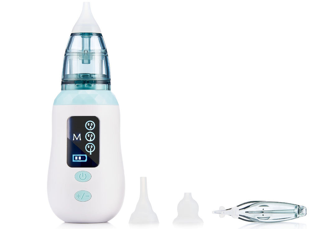 ASPIRATOR DO NOSA MERIDEN ASPIRO BABY pęseta z silikonu usuwanie wydzieliny cichy bezpieczny