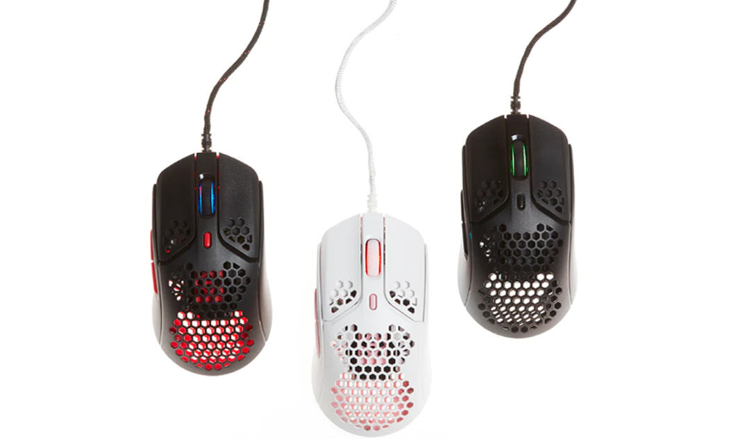 Mysz HYPERX Pulsefire Haste platformy szybkość precyzja czujnik personalizacja rolki