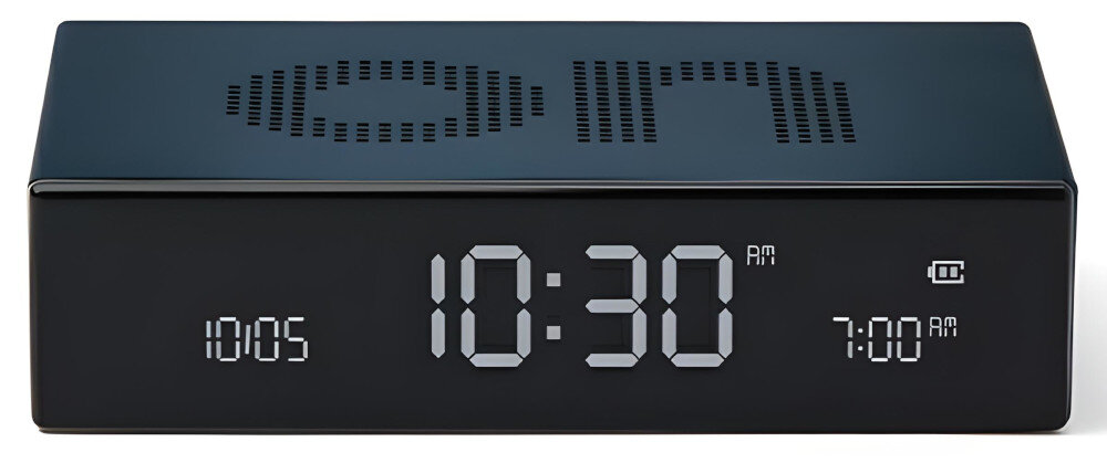 Budzik LEXON Flip Premium - sterowanie radiowe