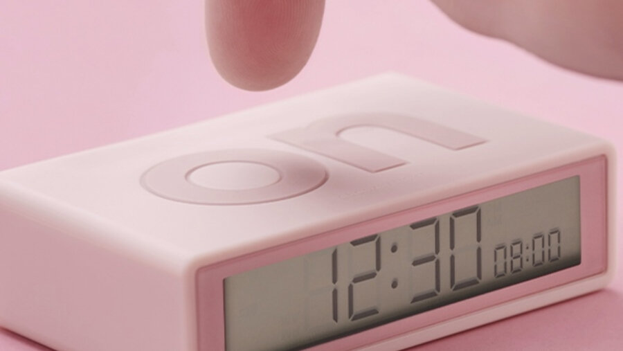 Budzik LEXON Flip  - drzemka