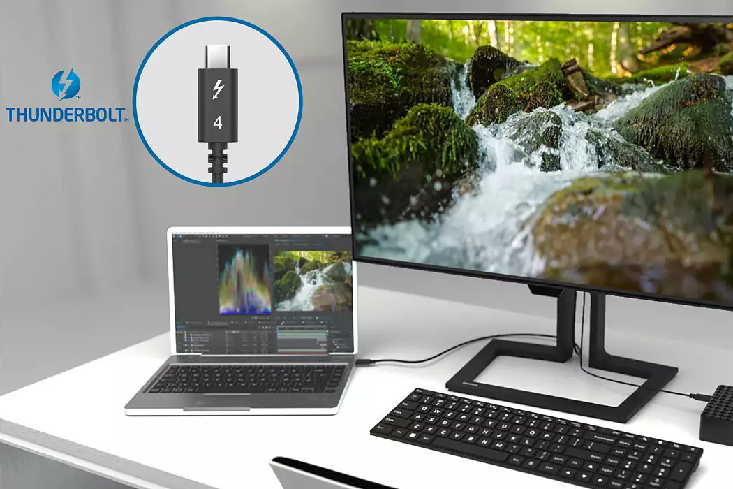 Monitor PHILIPS 5K2K UltraWide 40B1U6903CH 39.7 cali 5120x2160px IPS 4 ms Curved szybkość wygoda biuro zdjęcai filmy rodzielczość obraz