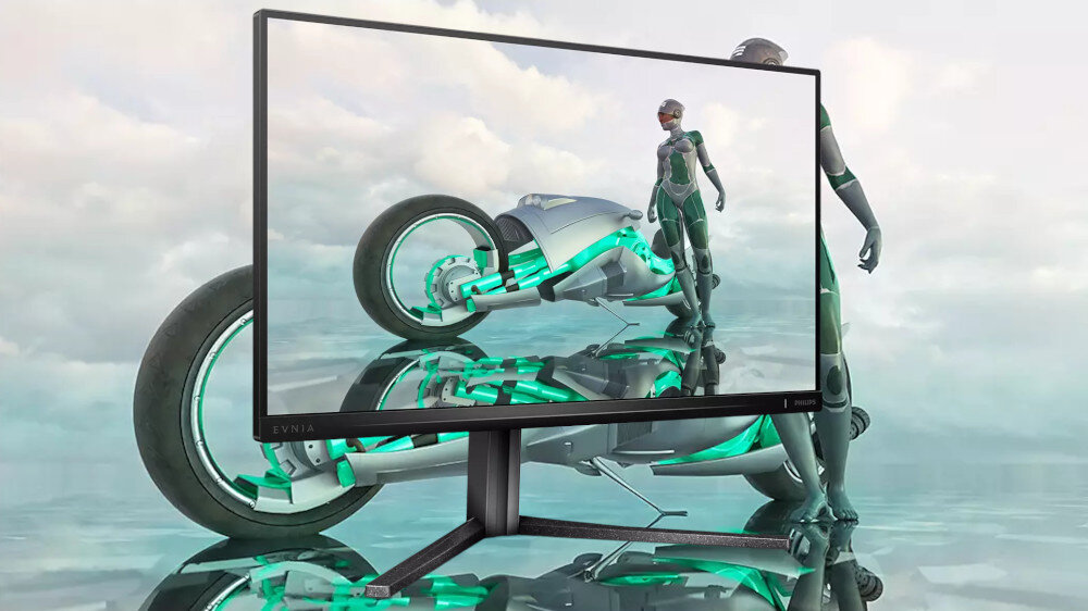 Monitor PHILIPS Evnia 24M1N3200ZS zabawa gaming jakość gry płynność szybkość dokładność kontrast ergonomi