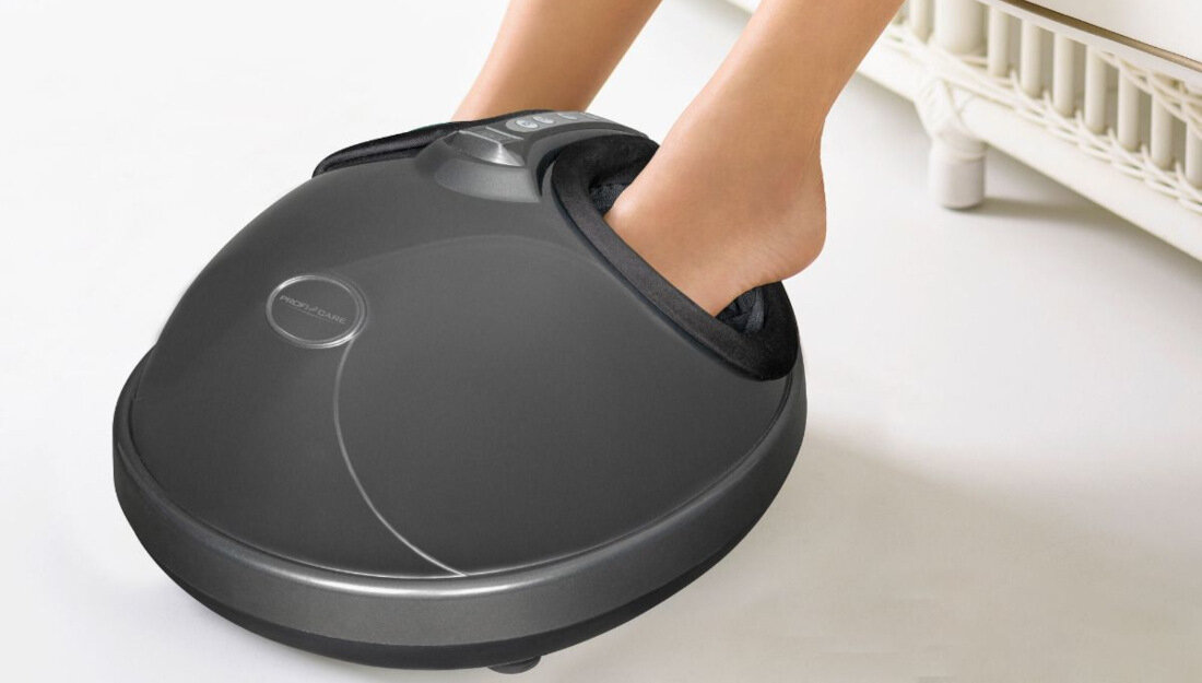 Masażer PROFICARE PC-FM 3099 Relaks regeneracja technologia Shiatsu masaż powietrzem ciepłem poprawa krążenie krwi pomoc relaks regenracja wsparcie zdrowie samopoczucie