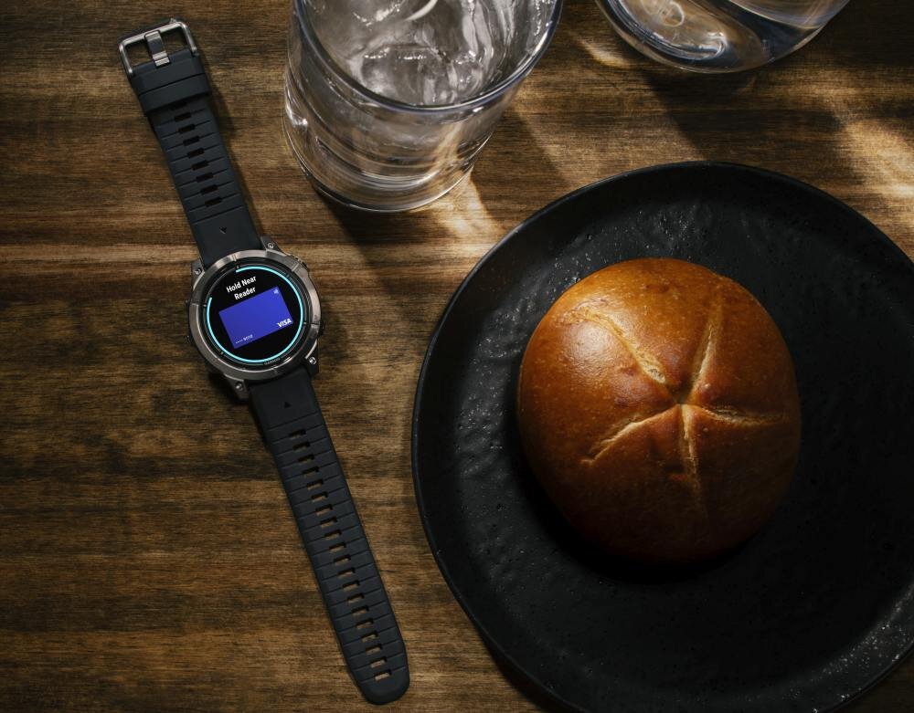 Zegarek sportowy GARMIN Epix Pro ekran bateria czujniki zdrowie sport pasek ładowanie pojemność rozdzielczość łączność sterowanie krew puls rozmowy smartfon aplikacja