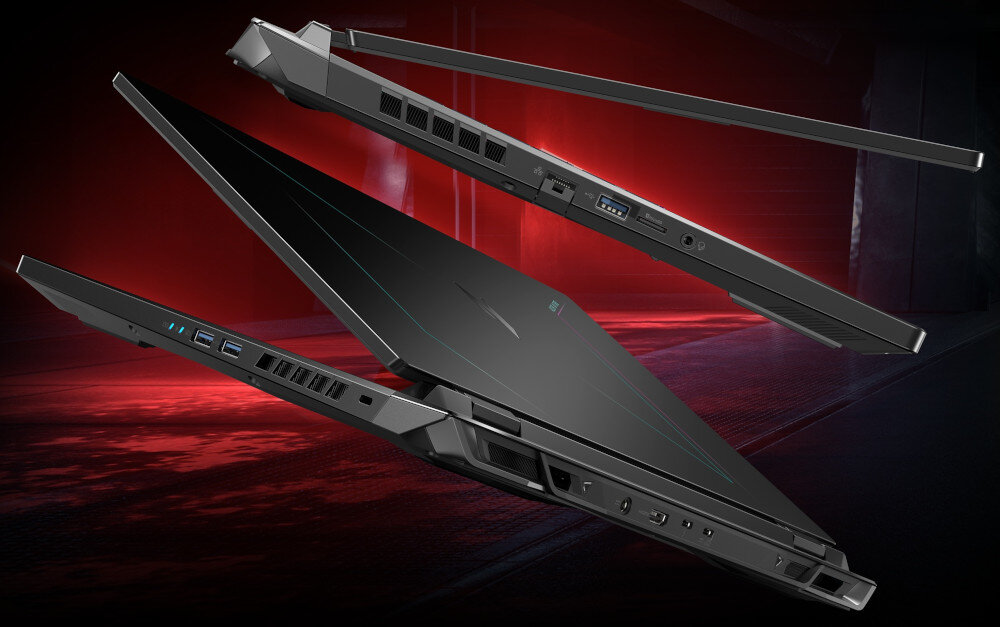 Laptop ACER Nitro AN17-51-73C3 porty gniazda podłączenie czytnik