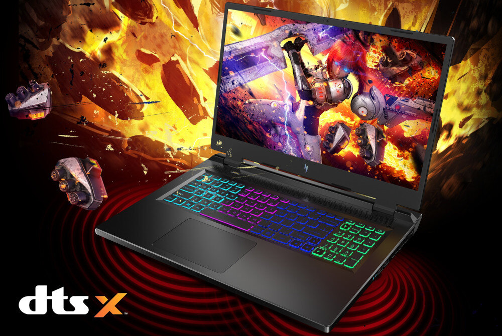 Laptop ACER Nitro AN17-51-56G6 audio dźwięk głośniki