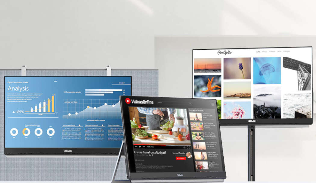 Monitor ASUS ZenScreen MB249C 23.8 cali 1920x1080px IPS przenośny mobilny uniwersalny windows okablowanie wyposażenie lekoość szegóły