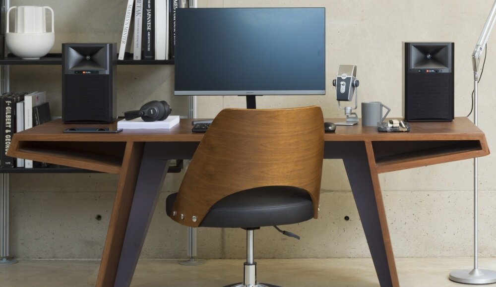 Kolumny głośnikowe JBL 4305P strumieniowanie moc przetwornik obsługa aplikacja design